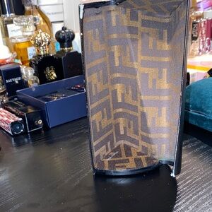 Fendi Black and Brown Monogram sunnies case